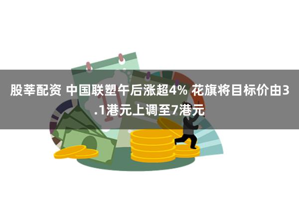 股莘配资 中国联塑午后涨超4% 花旗将目标价由3.1港元上调至7港元